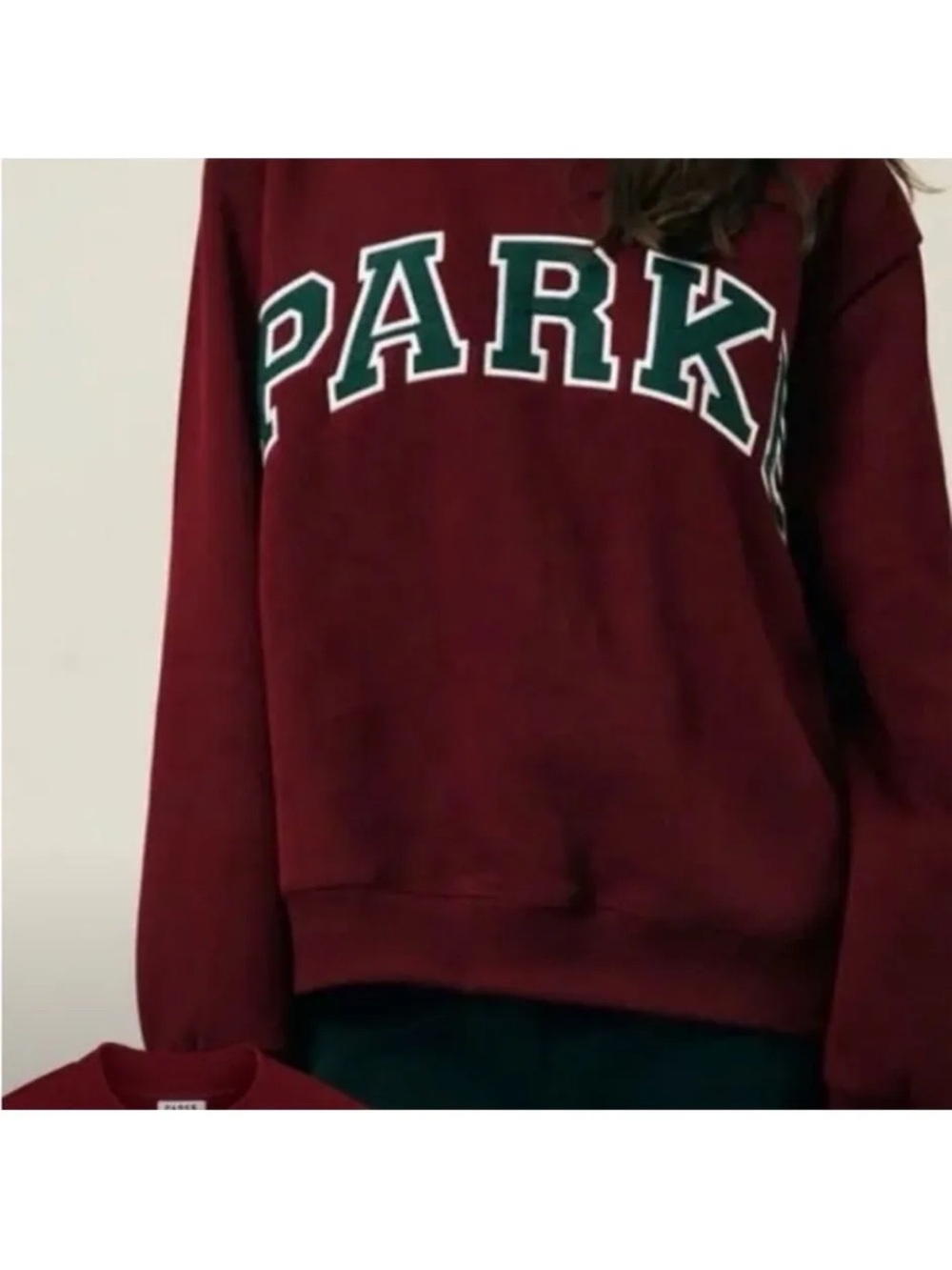 PARKE Holiday Plaid Varsity Mockneck Maroon L/XL NWT SOLD OUT